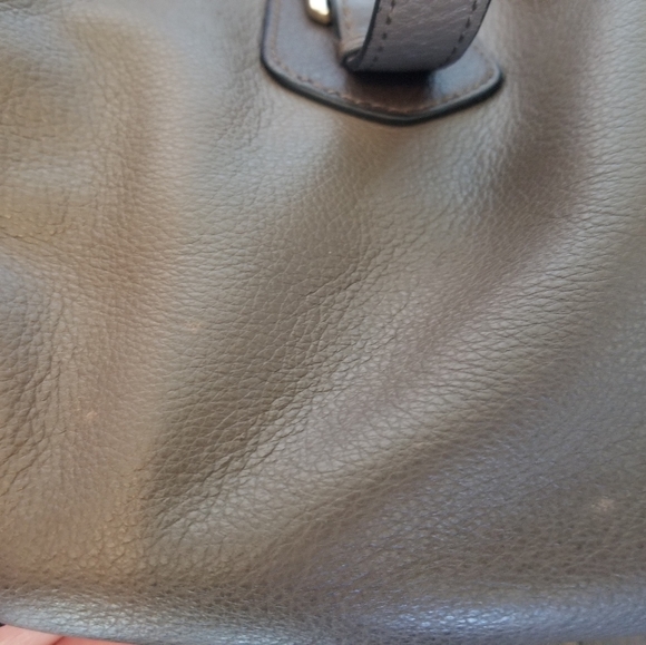 Danier Light Brown Leather Satchel Purse - Picture 5 of 9